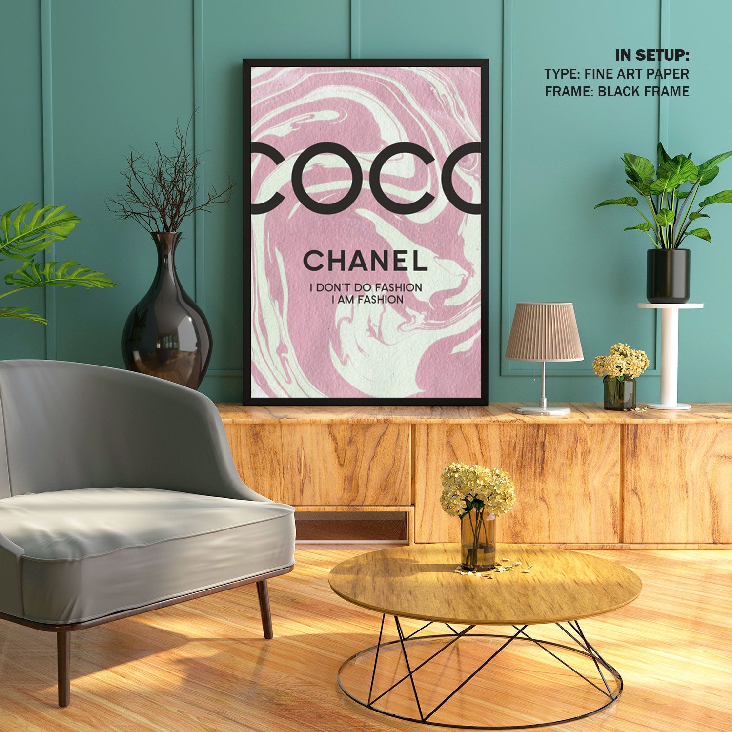 Coco Chanel Poster II: Buy Premium Framed Fashion Posters Online – Dessine  Art