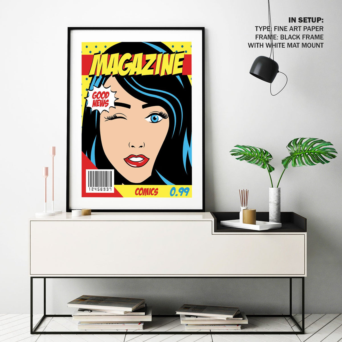 Magazine Pop Art Painting