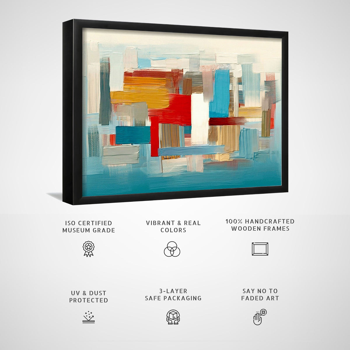 Textured paint strokes , Big Canvas Paintings