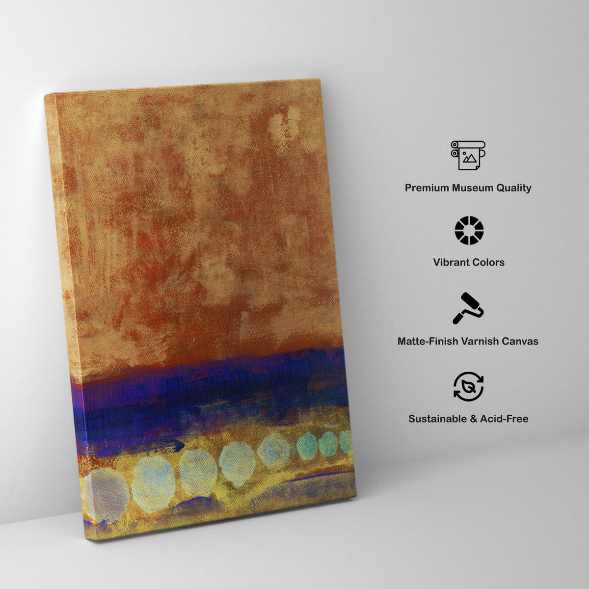 Abstract Brown Painting
