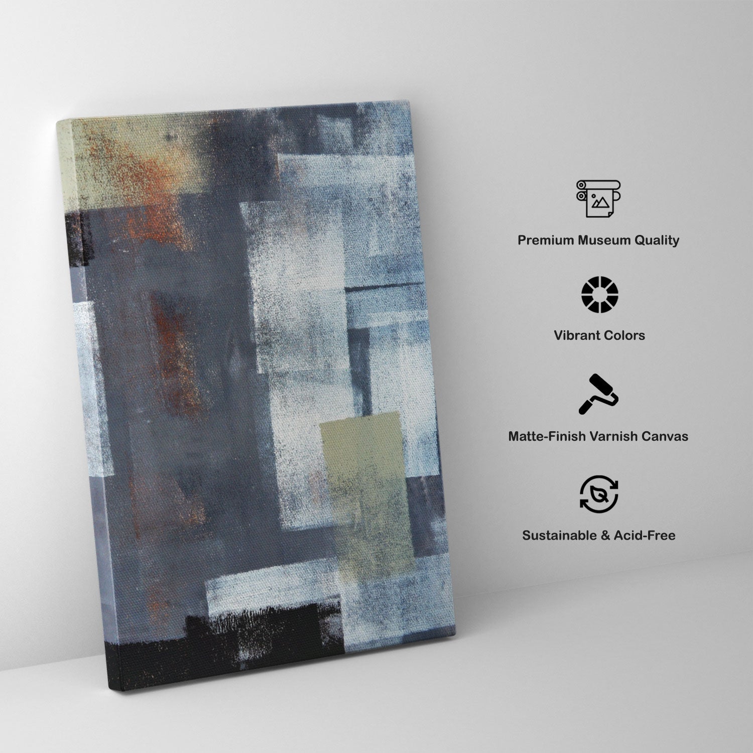 Buy Silver Block Abstract Art Online India at Best Price - Dessine Art