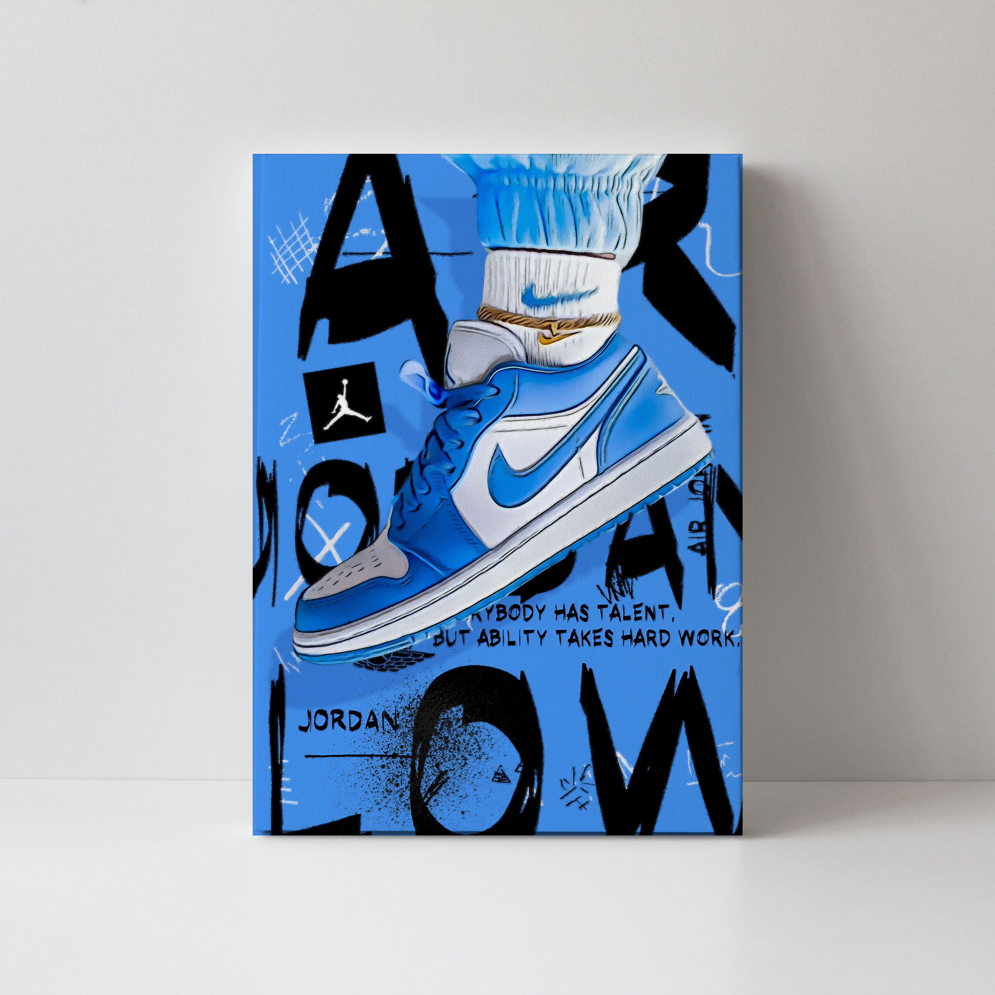 Air Jordan III, Nike Shoes, Pop Art Painting - Main Image