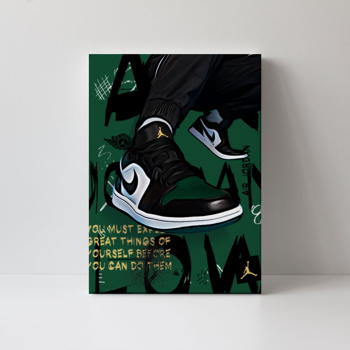 Air Jordan V, Nike Shoes, Pop Art Painting
