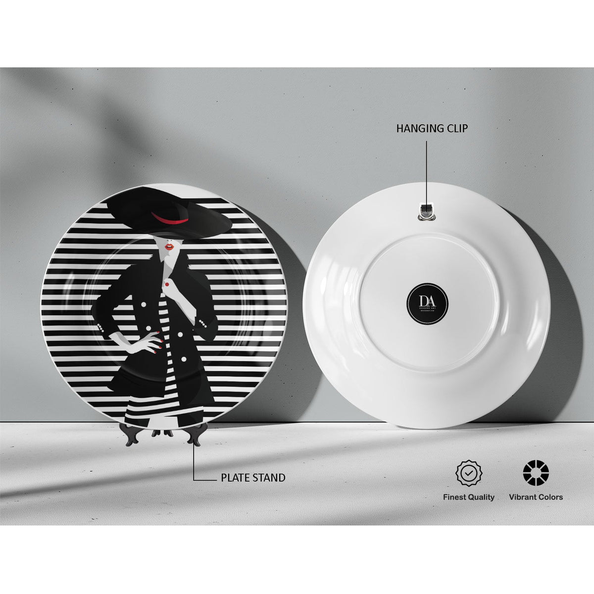 Edgy Style, Decor Art Plates