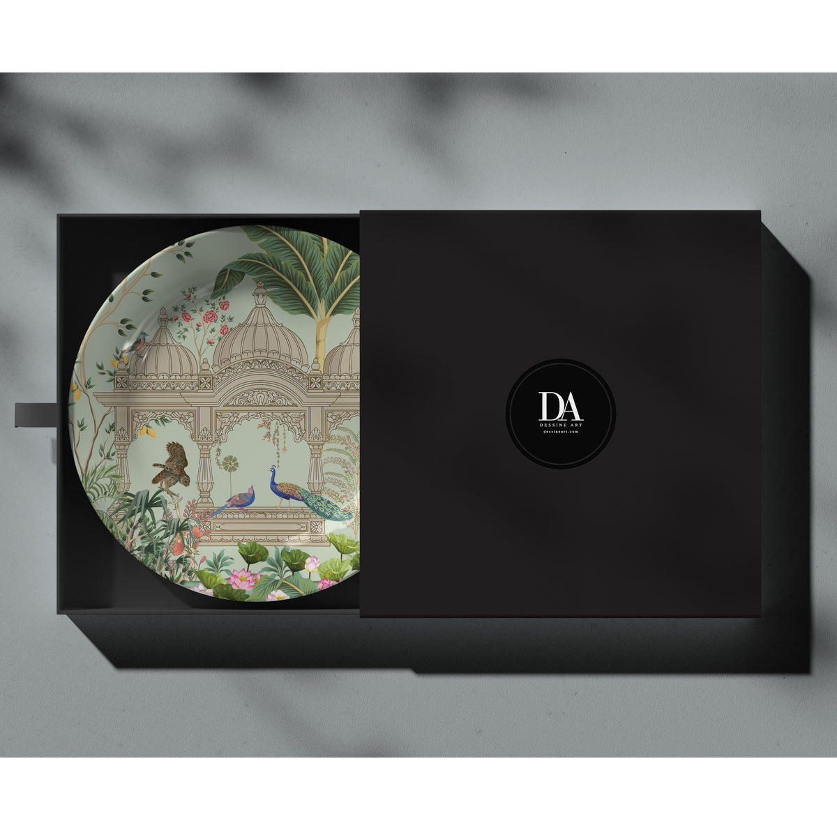 Traditional Mughal Garden II, decorative wall plate
