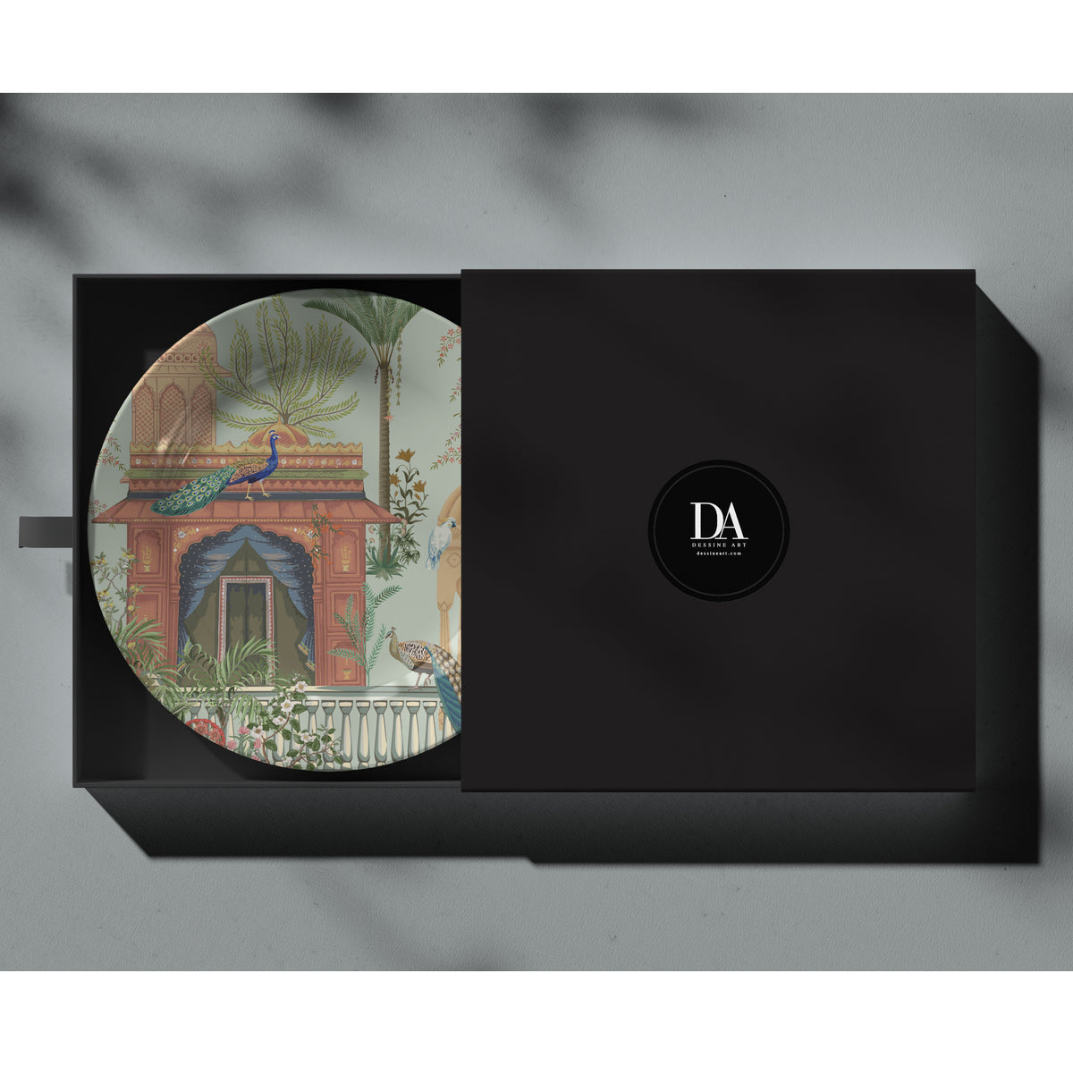 Traditional Mughal Garden, decorative wall plate