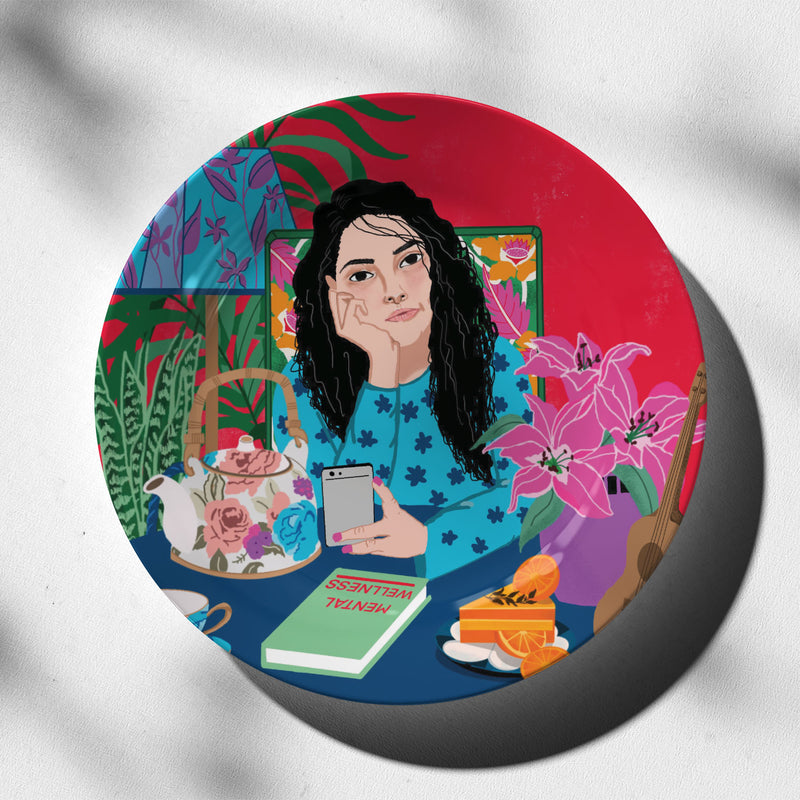 Sunday Evenings, Decor Art Plates