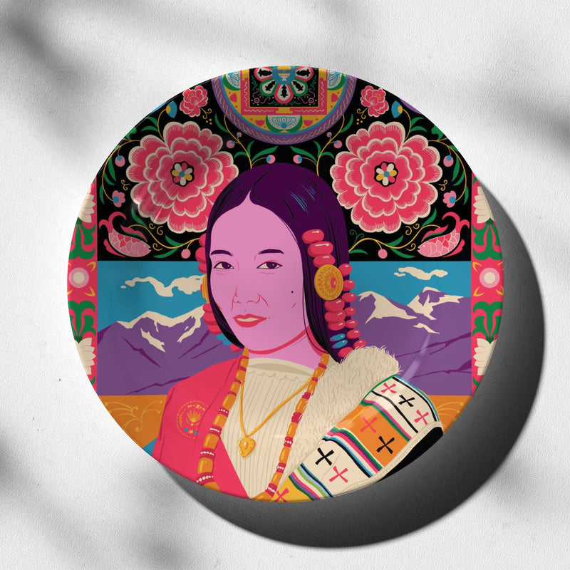 Tibet, Decorative Art Plates