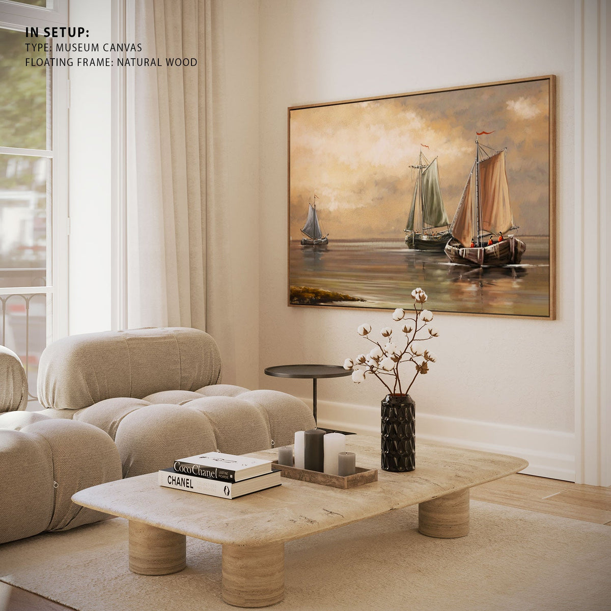 Sea landscape s fisherman boats ships art, Big Canvas Paintings