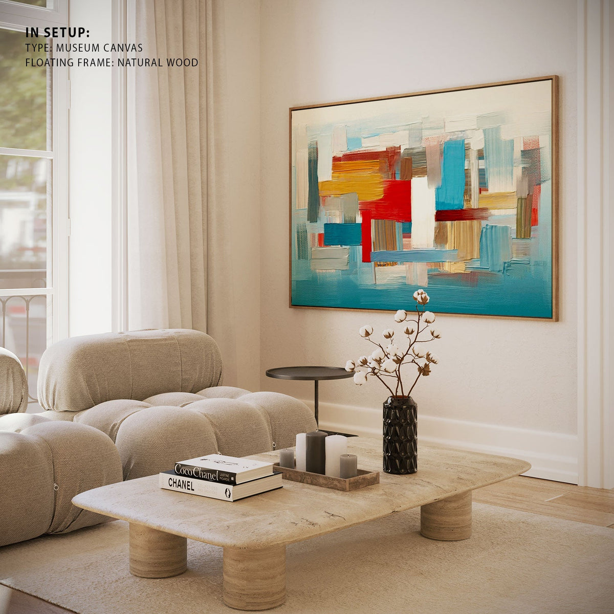 Textured paint strokes , Big Canvas Paintings