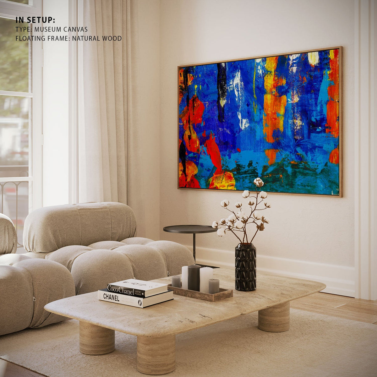 Abstract Art Palette Canvas Painting