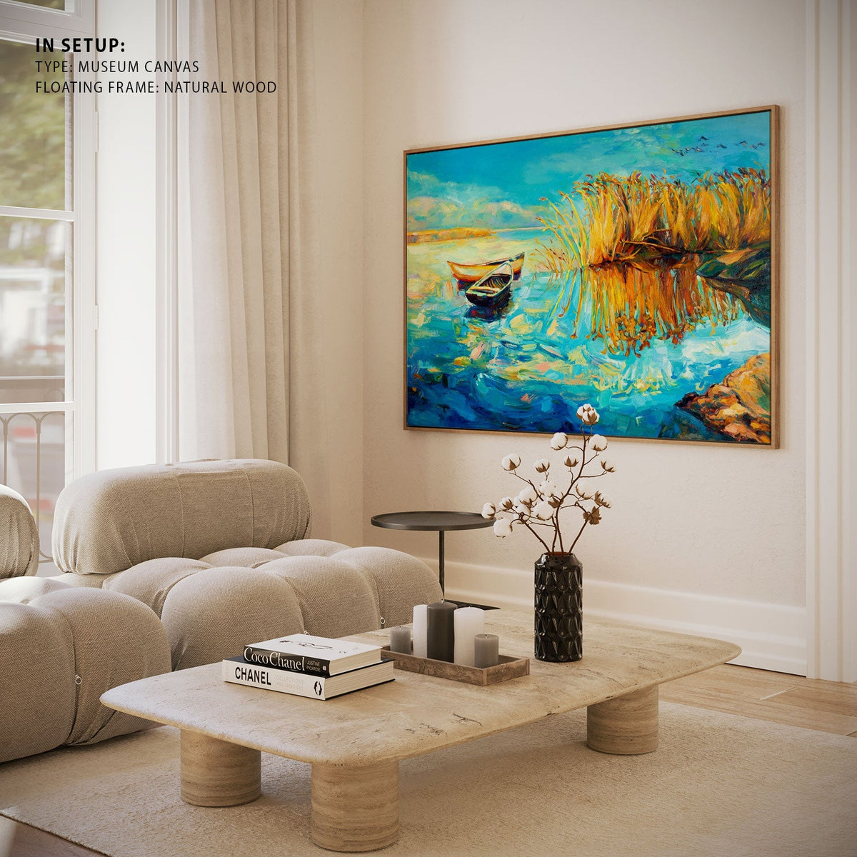 Beautiful Lake Canvas Painting
