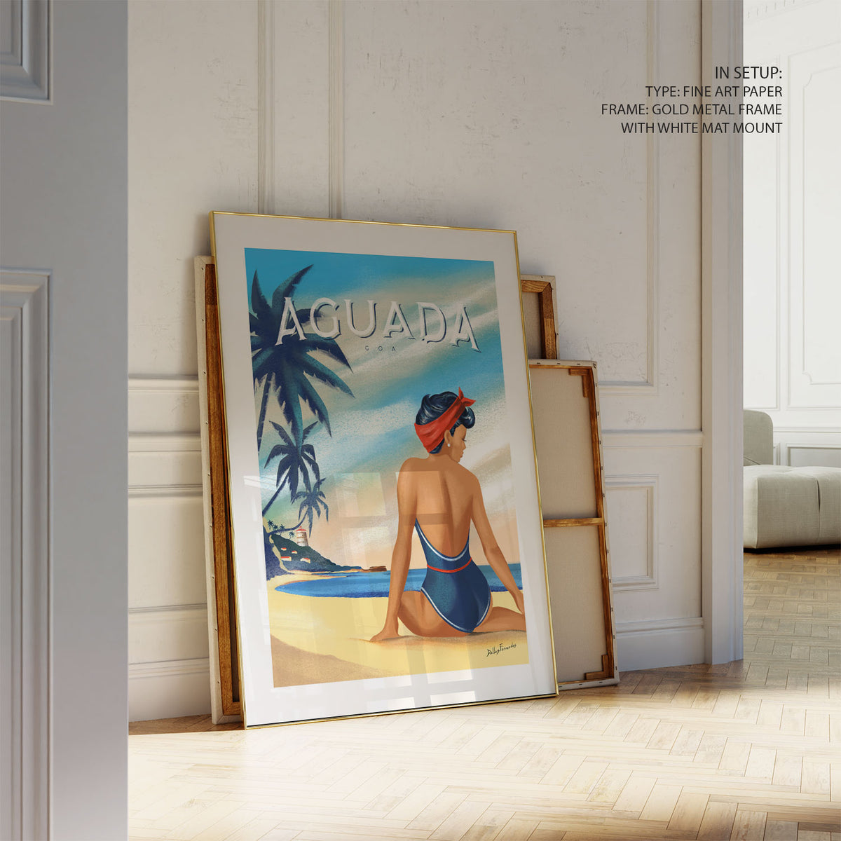 AGUADA Goa I, Goa Poster, Travel Poster