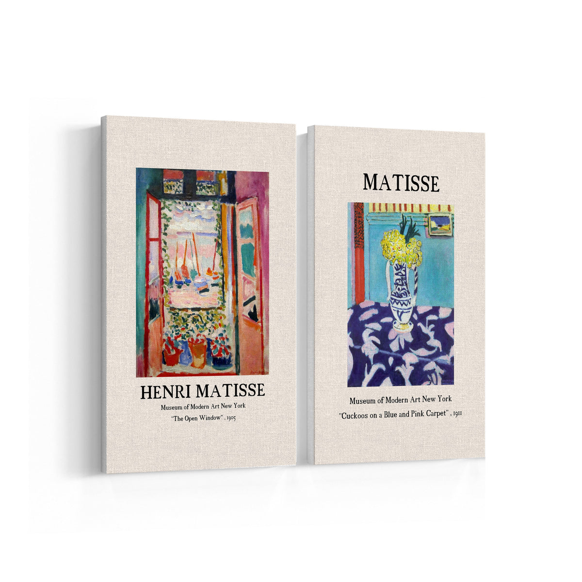 Henri Matisse Art, Set of 2, Set of two Paintings