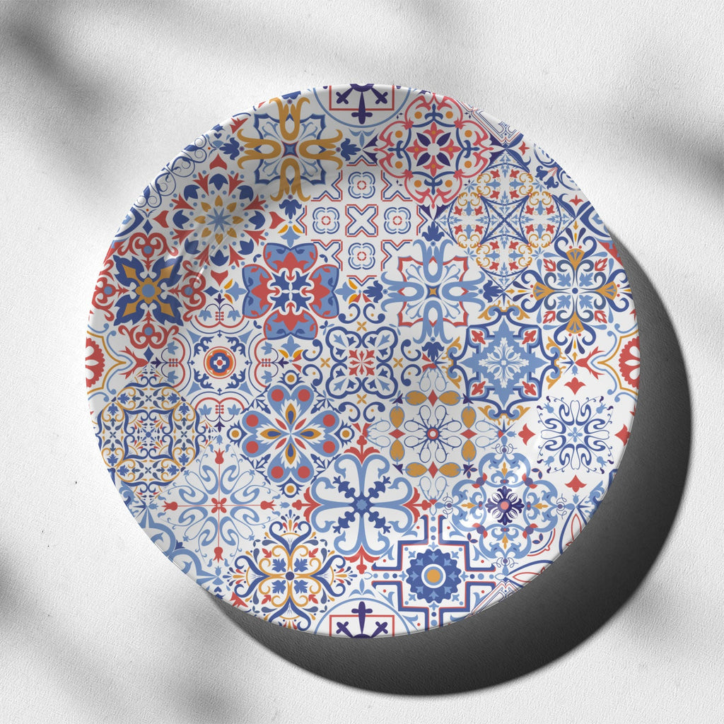 Portugese and Moroccan Mix Decorative Wall Plate