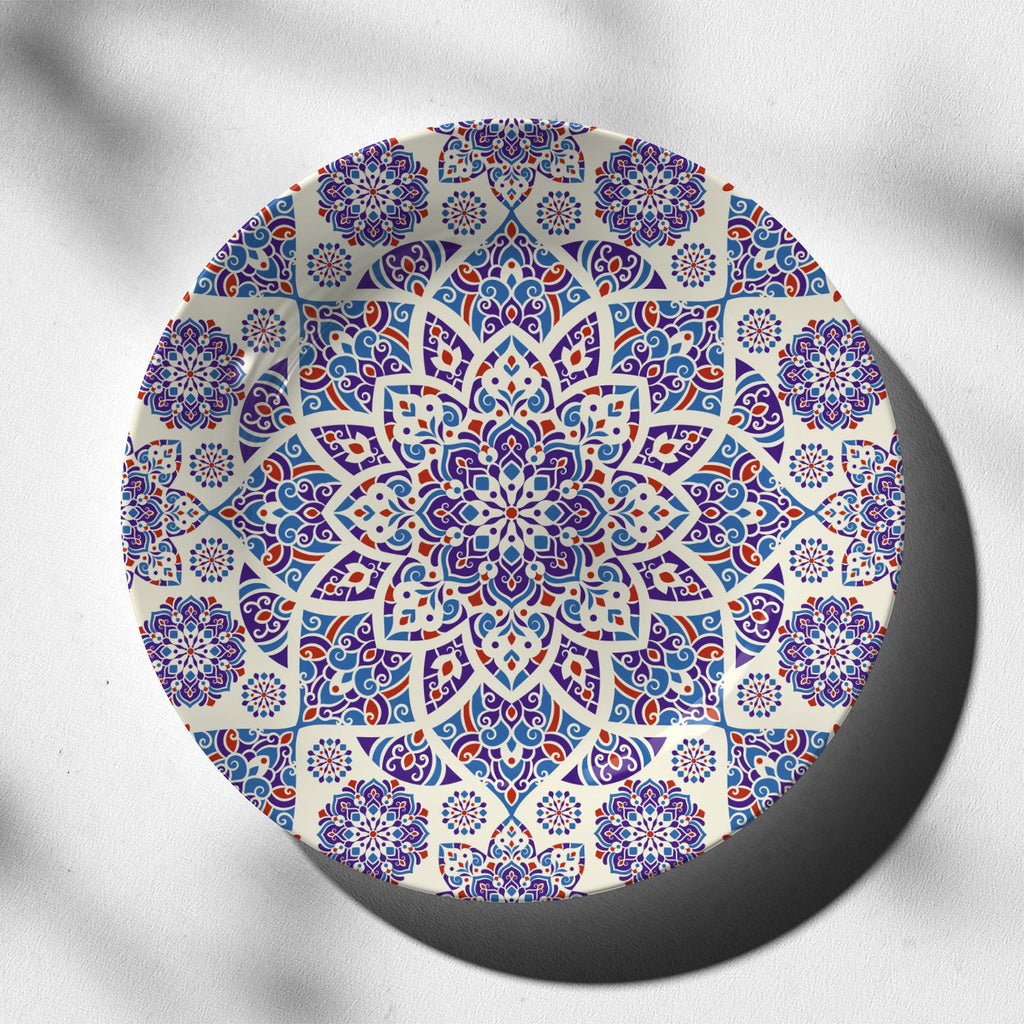 Red and blue Turkish Decorative Wall Plate