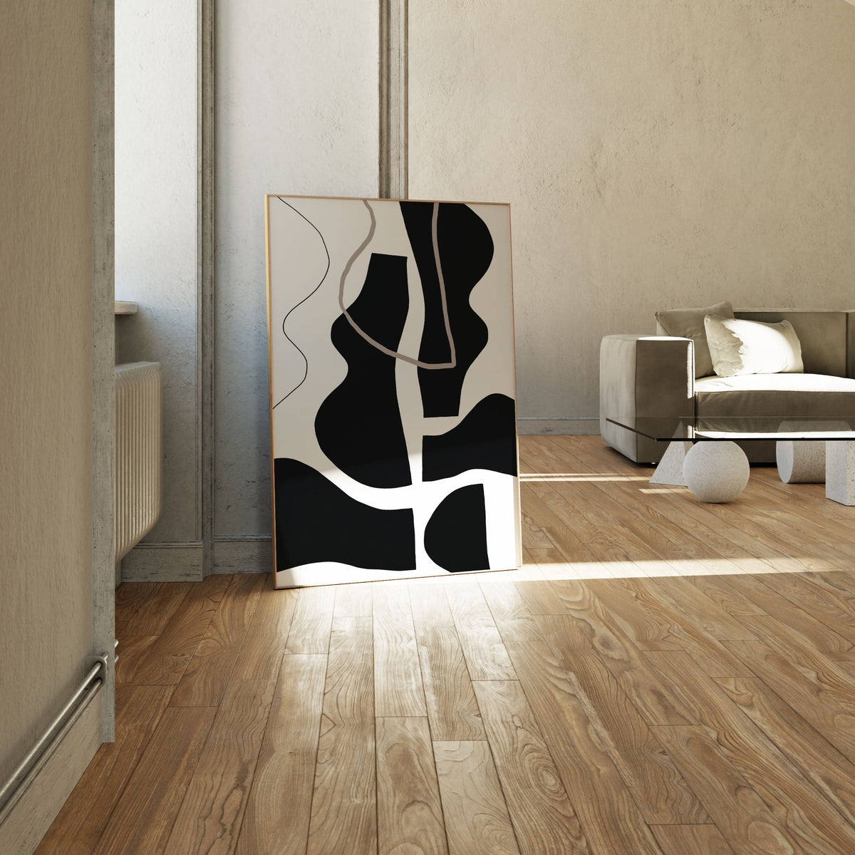 Abstract Art Shapes 10, Minimal Art, Minimalist Painting
