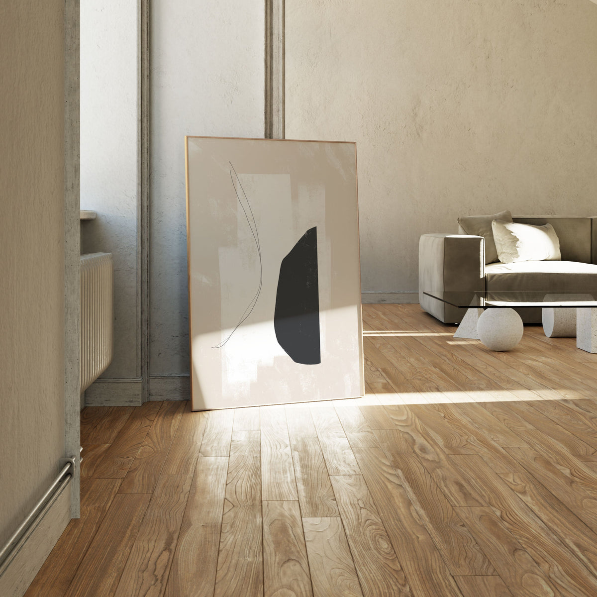 Abstract Art Shapes 18, Minimal Art, Minimalist Painting