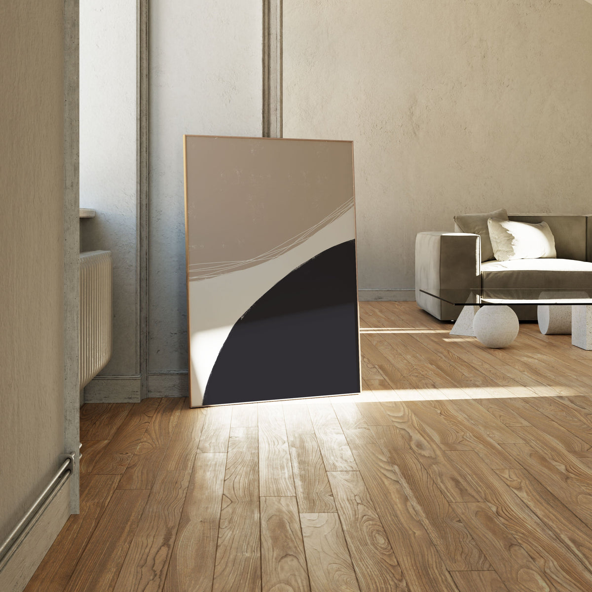 Abstract Art Shapes 19, Minimal Art, Minimalist Painting