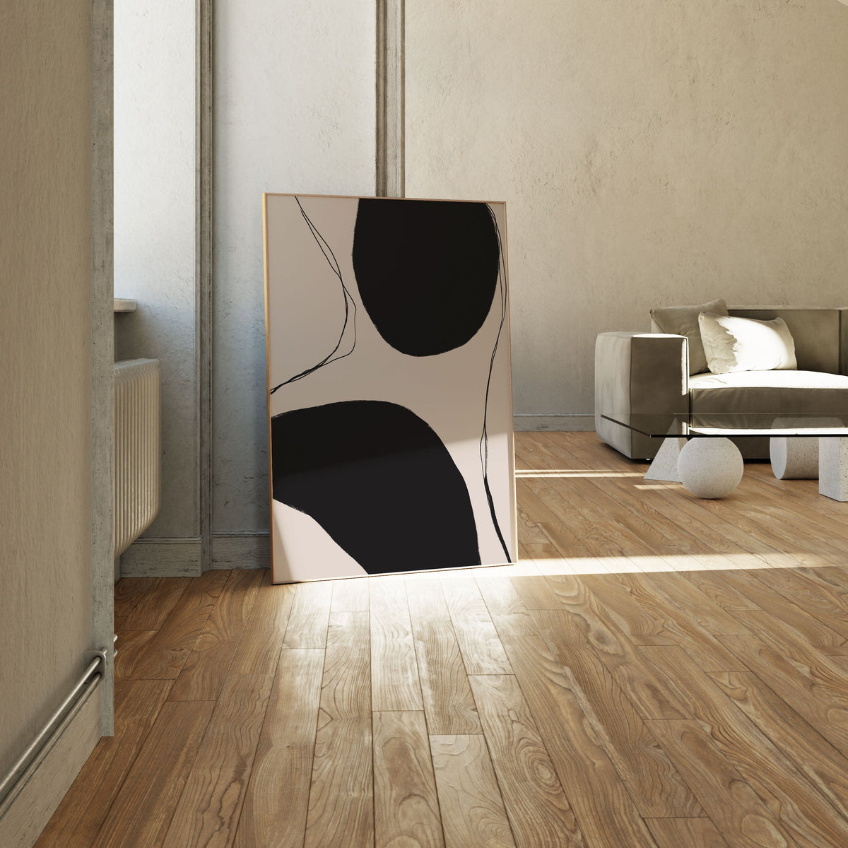 Abstract Art Shapes 21, Minimal Art, Minimalist Painting