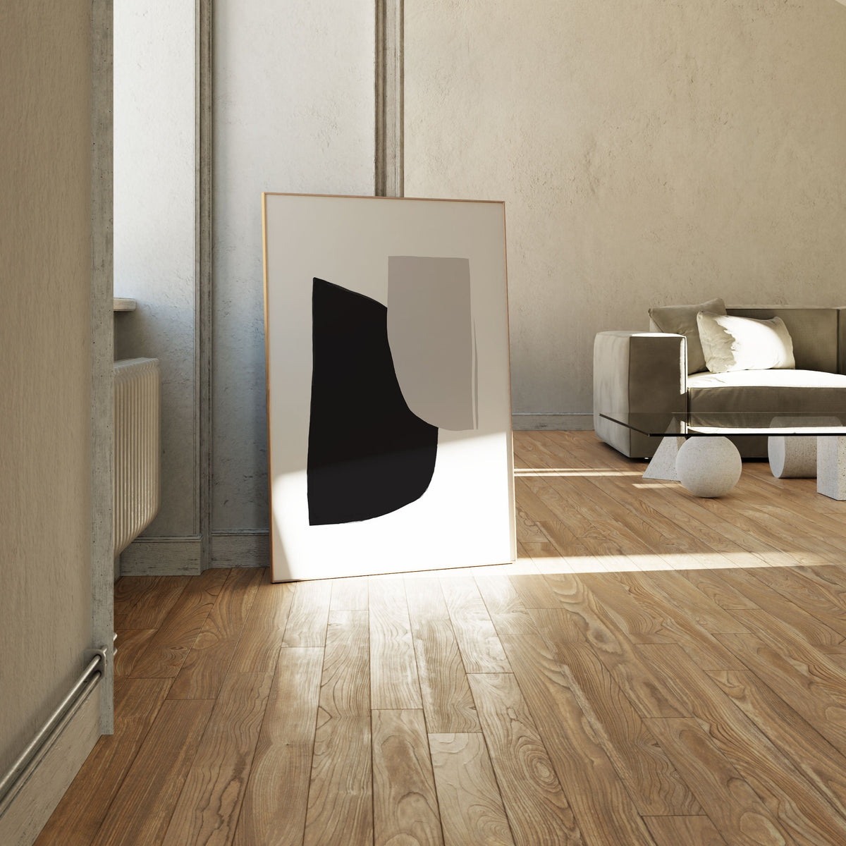 Abstract Art Shapes 25, Minimal Art, Minimalist Painting