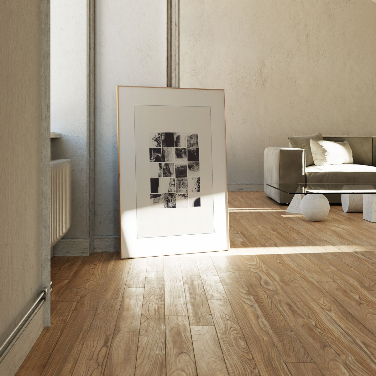 Abstract Mosaic 1, Minimal Art, Minimalist Painting