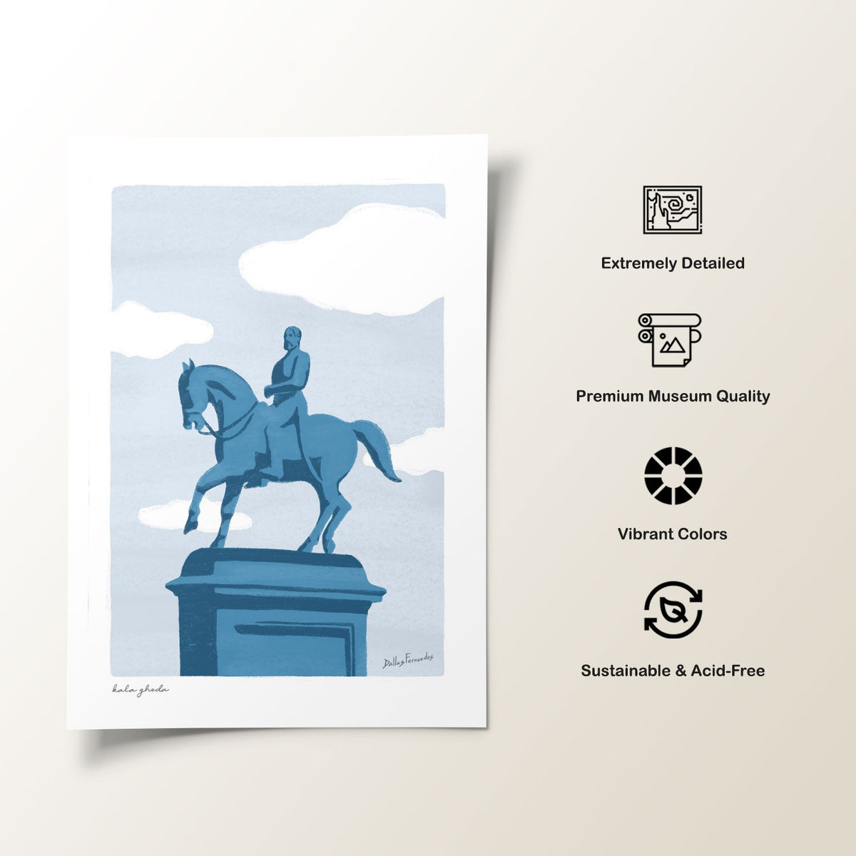 Bombay Kala ghoda, India Travel Posters