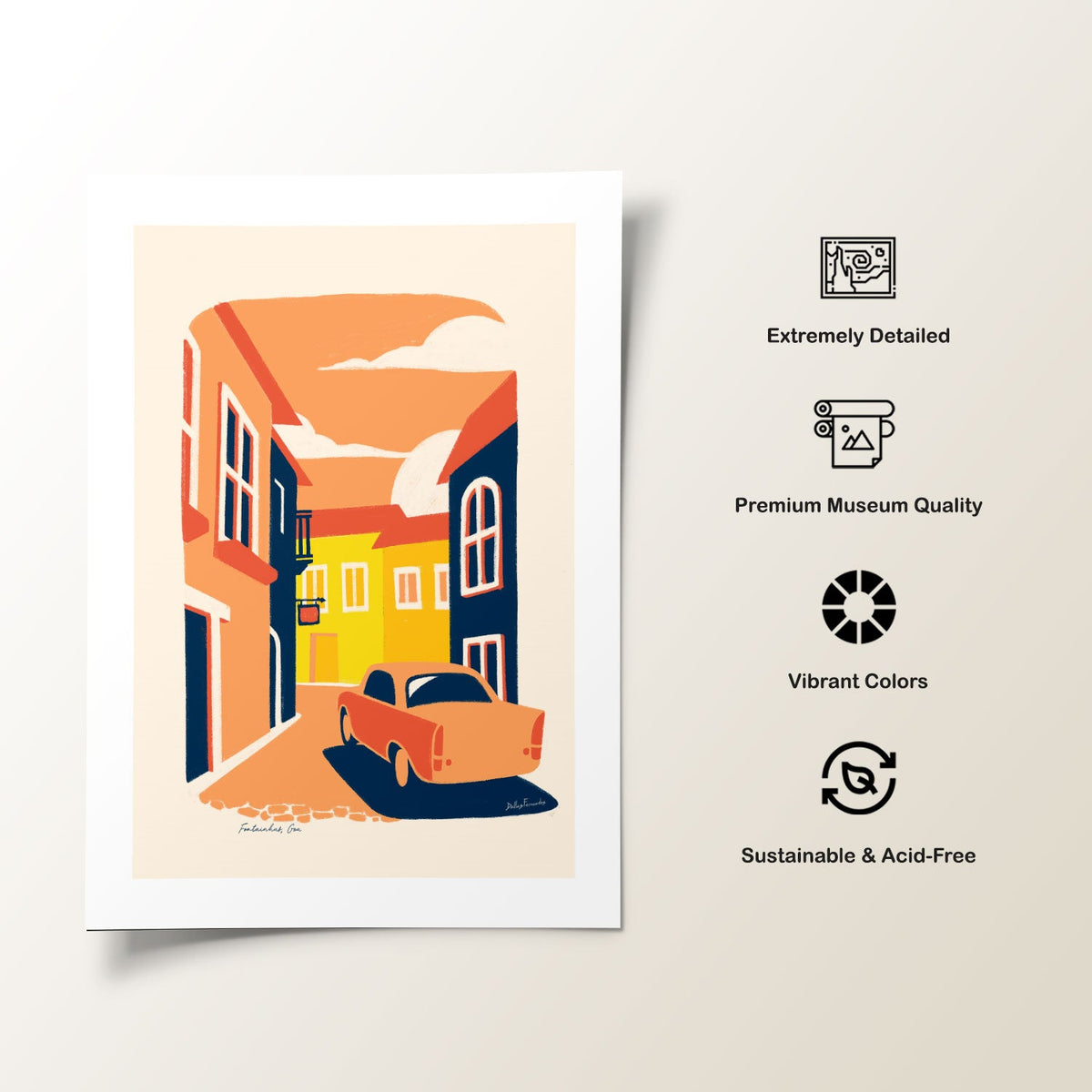 FONTAINHAS Goa, India Travel Posters