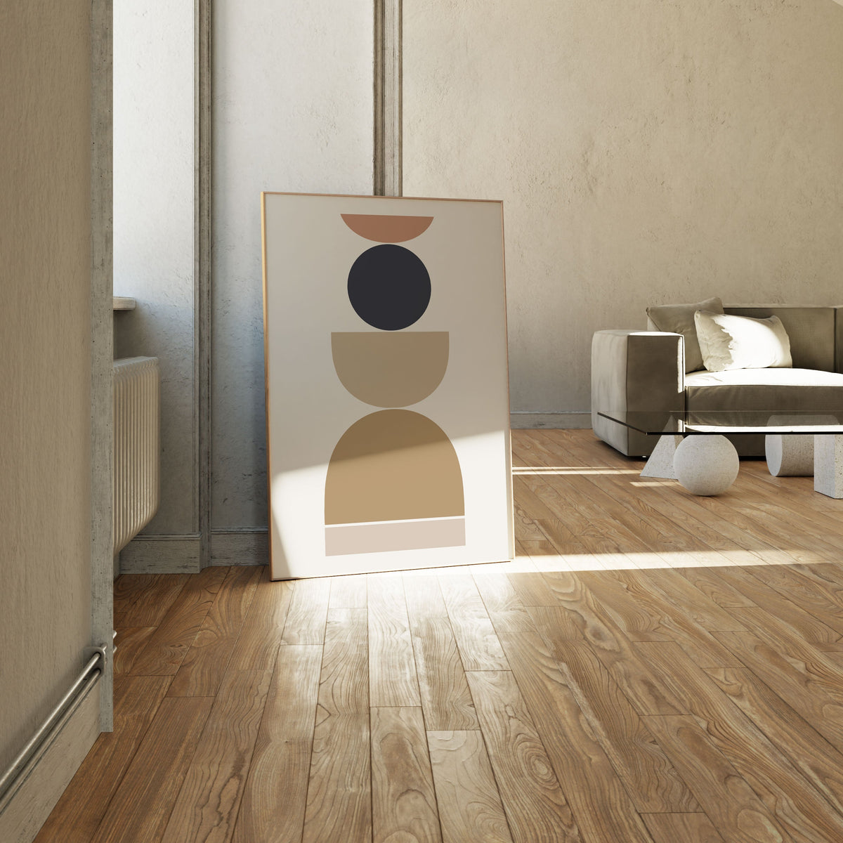 Loving Shapes, Minimal Art, Minimalist Painting