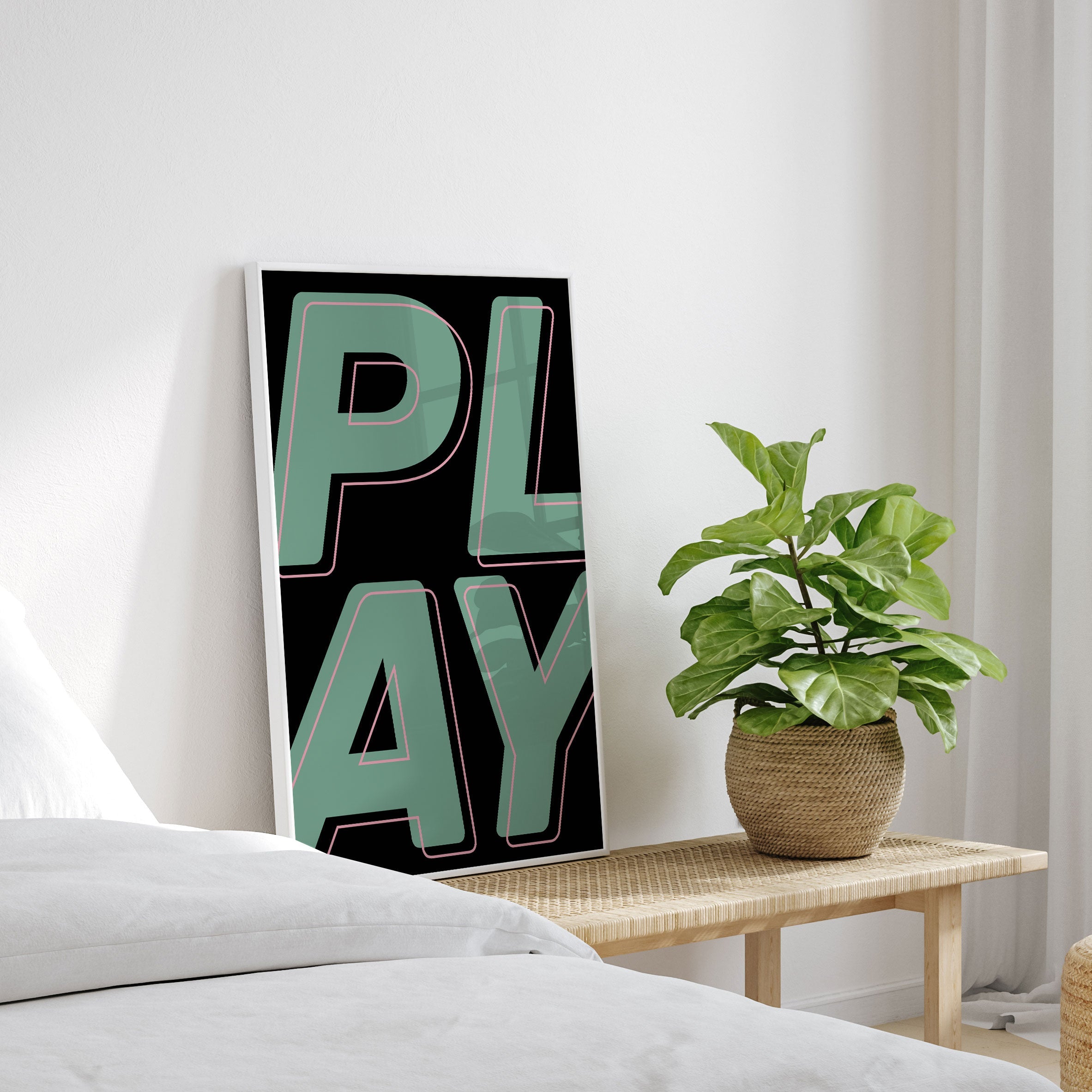 Buy Play, Abstract Art, Abstract Painting Wall Art Online at Best Price ...