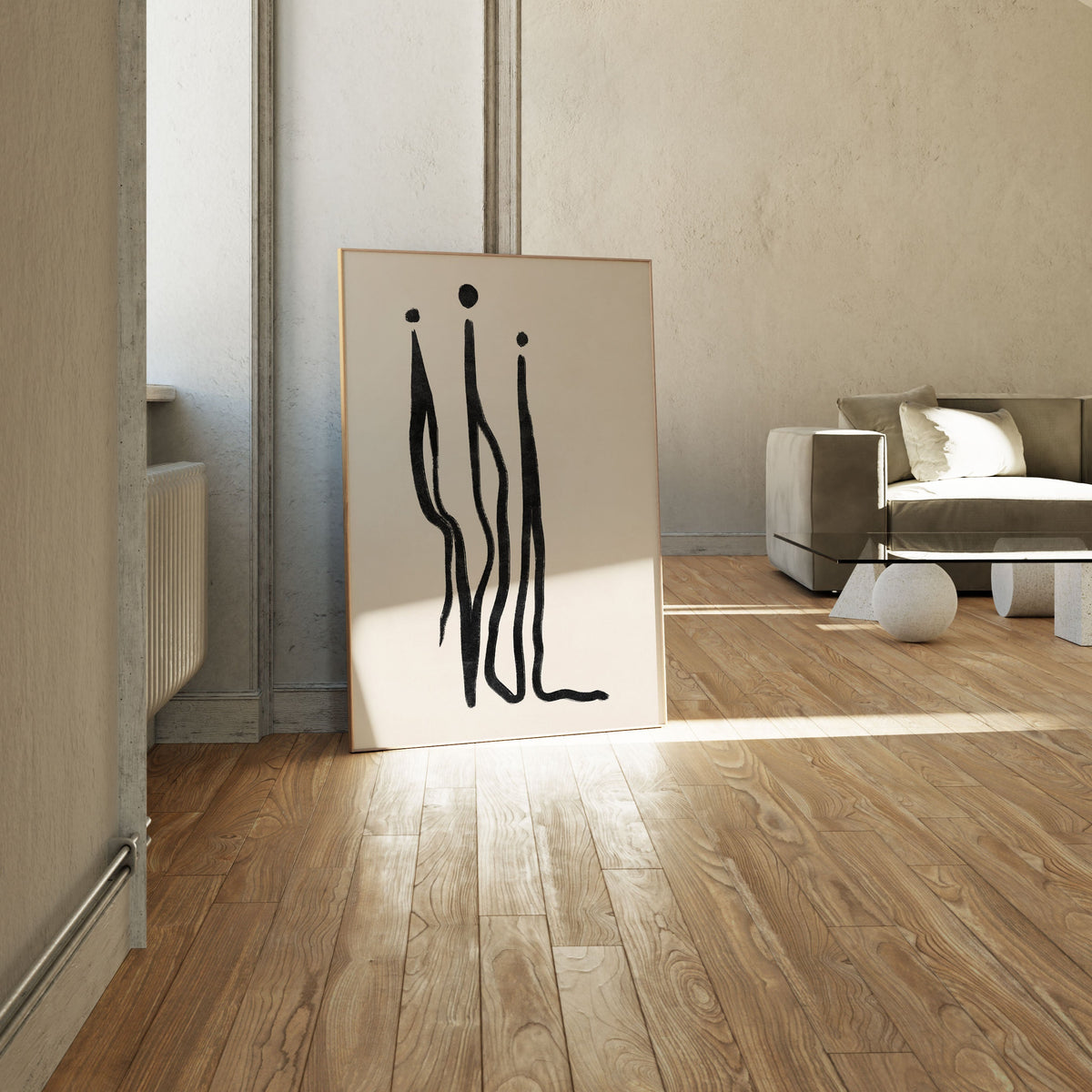 Sublime Duality, BW Art, Black and White Painting