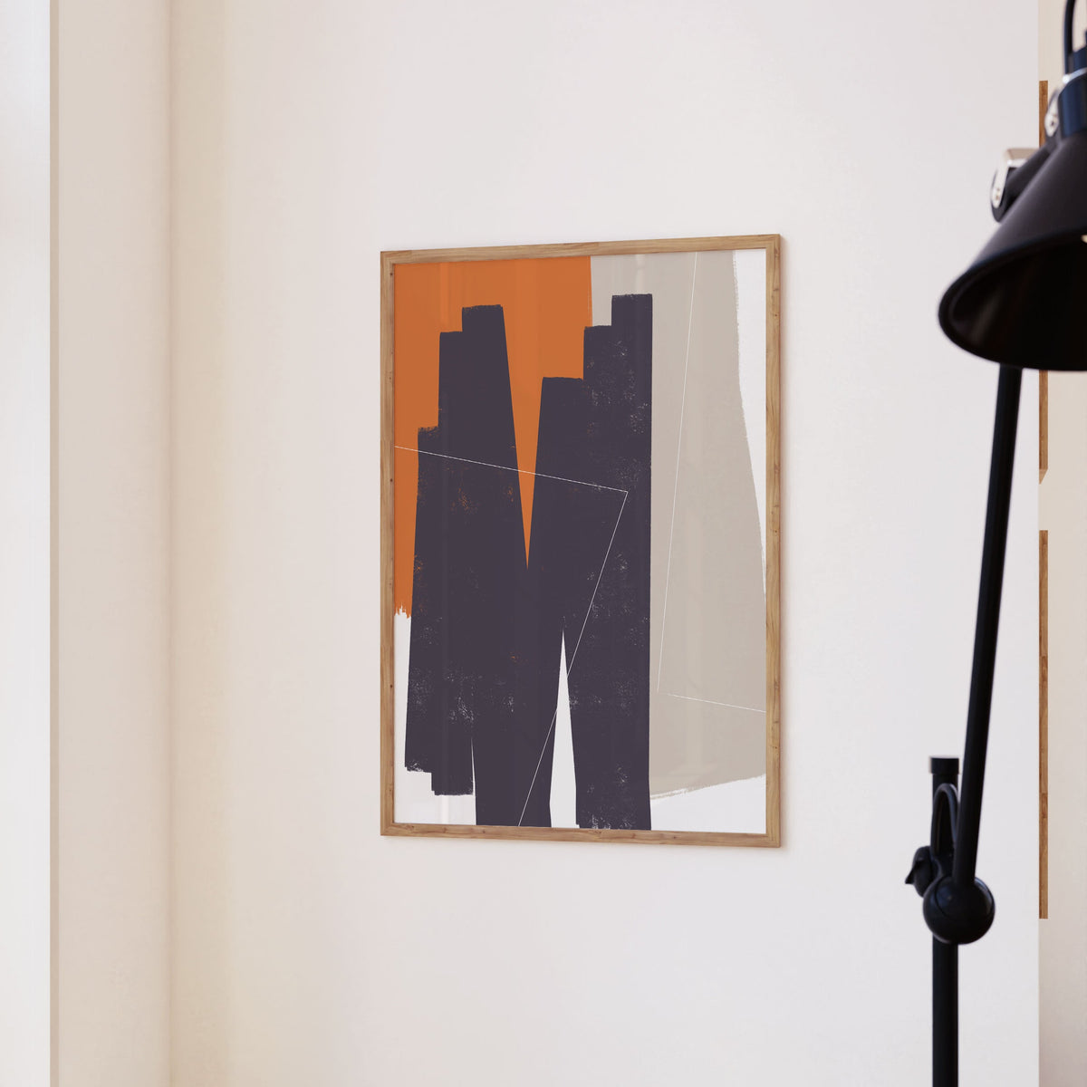 Abstract Art Shapes 09, Minimal Art, Minimalist Painting