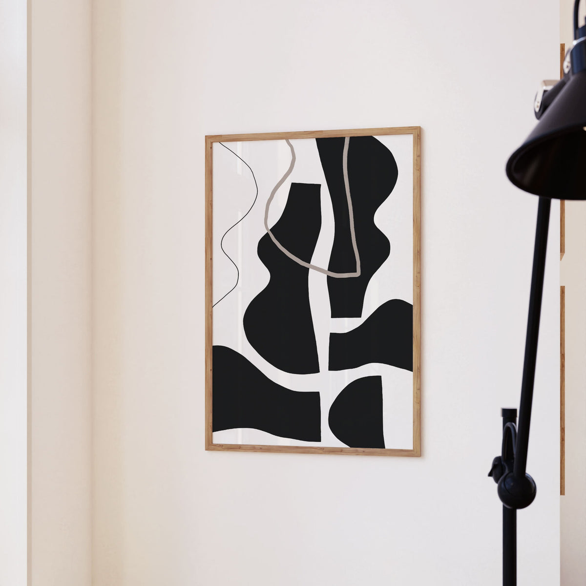 Abstract Art Shapes 10, Minimal Art, Minimalist Painting