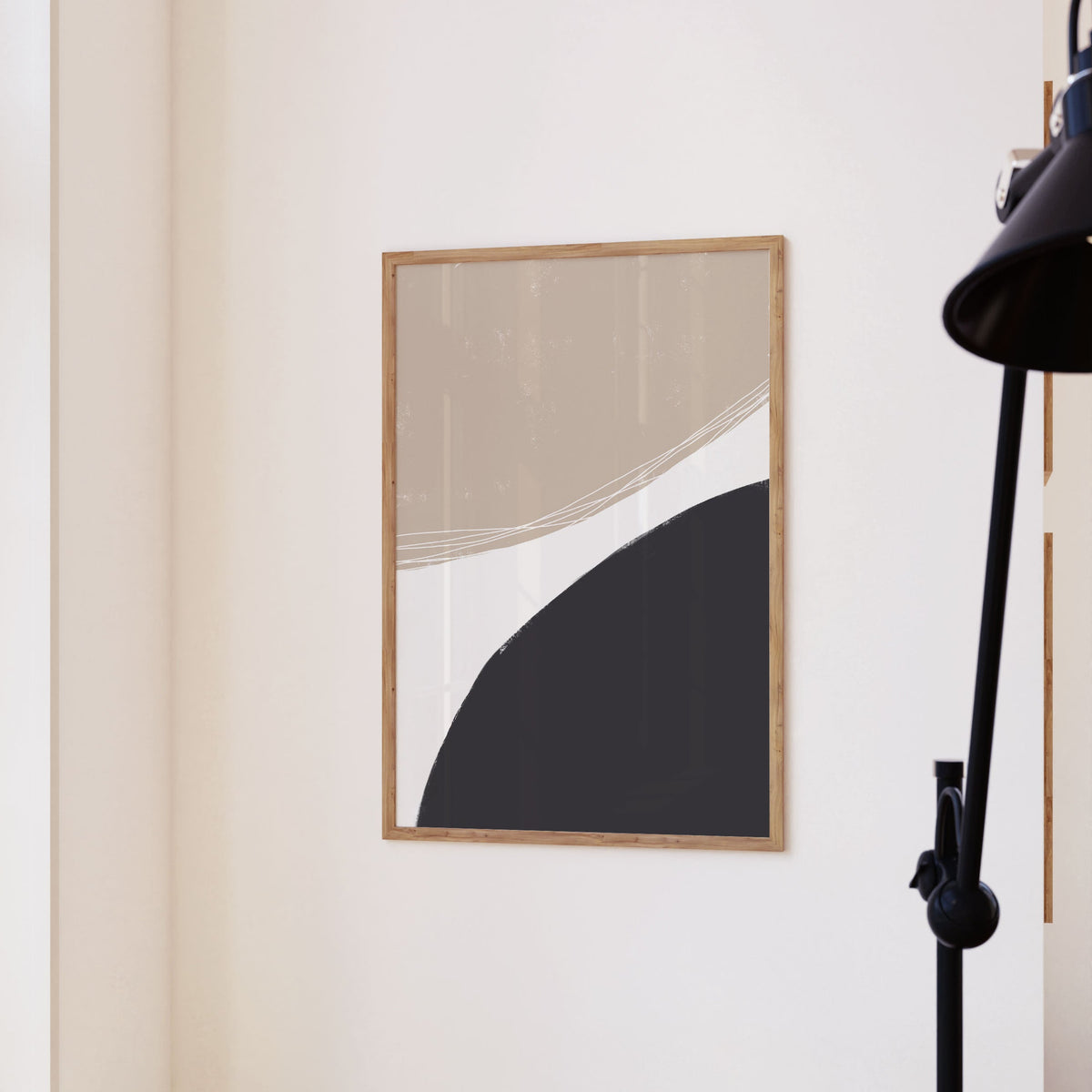 Abstract Art Shapes 19, Minimal Art, Minimalist Painting