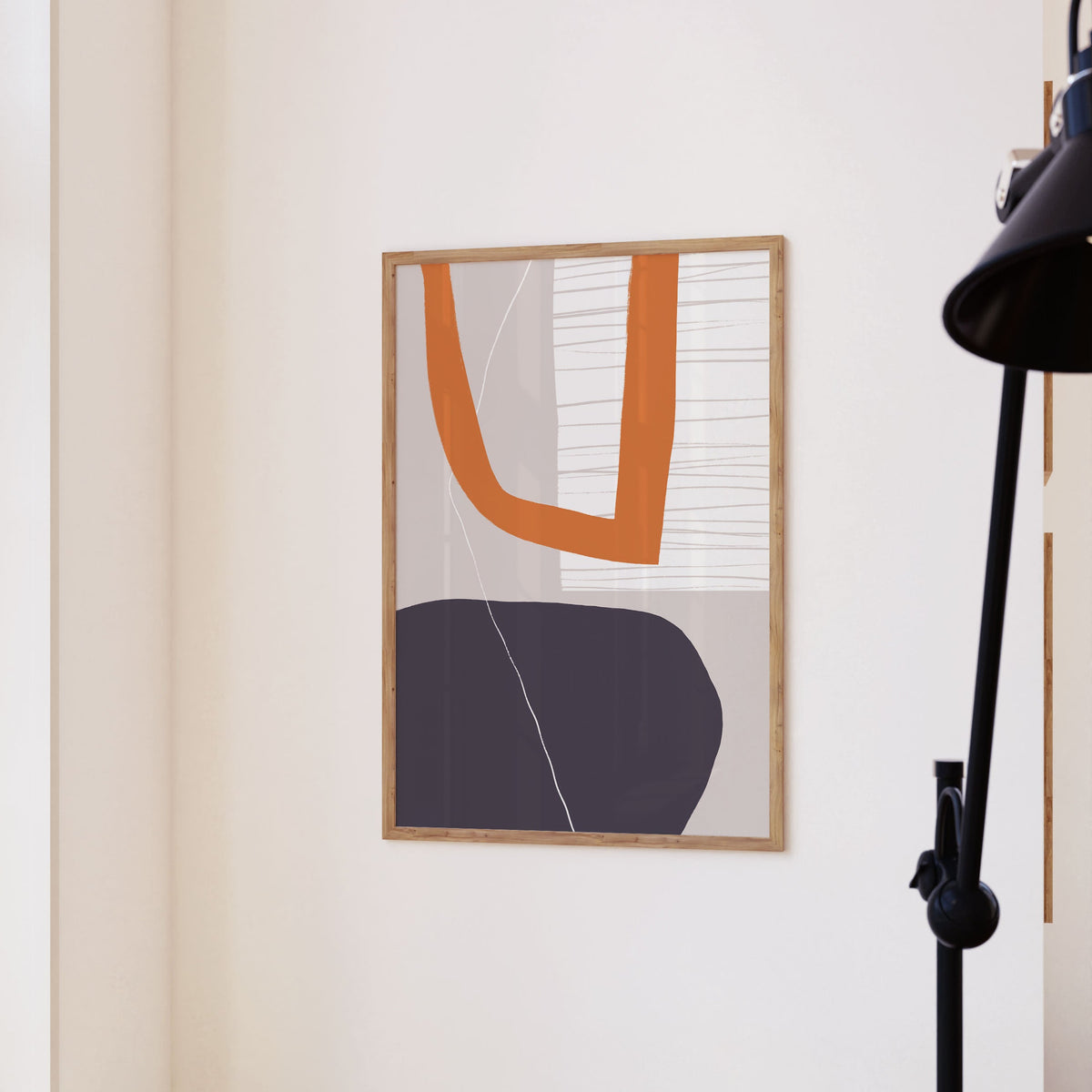 Abstract Art Shapes 26, Minimal Art, Minimalist Painting