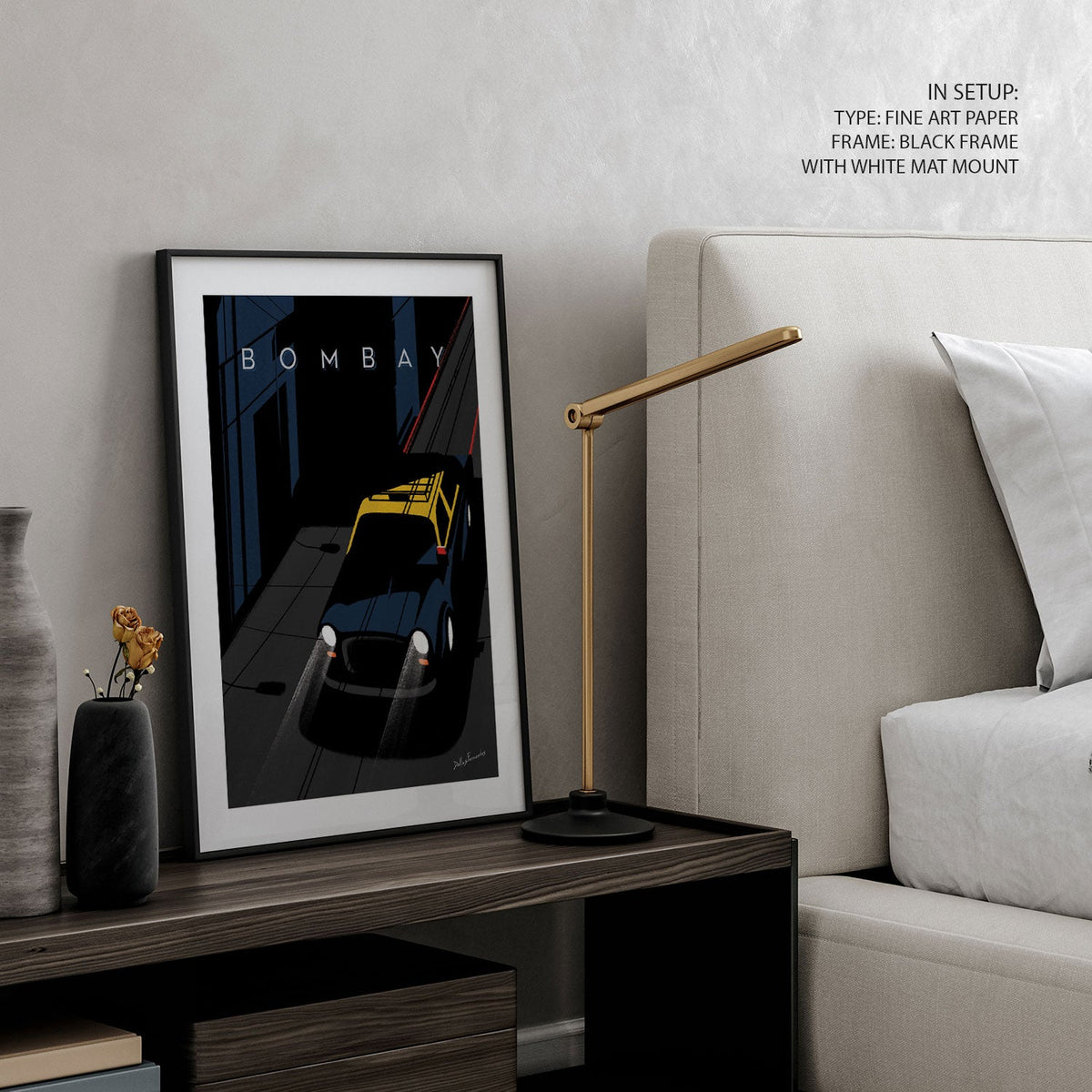 BOMBAY TAXI, India Travel Posters