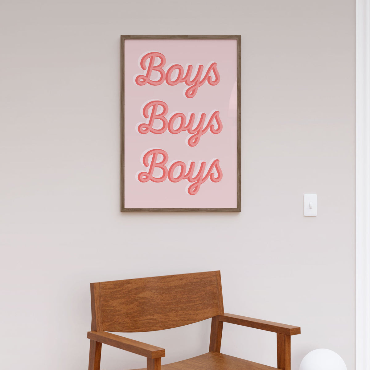 Boys Boys Boys, Inspirational poster