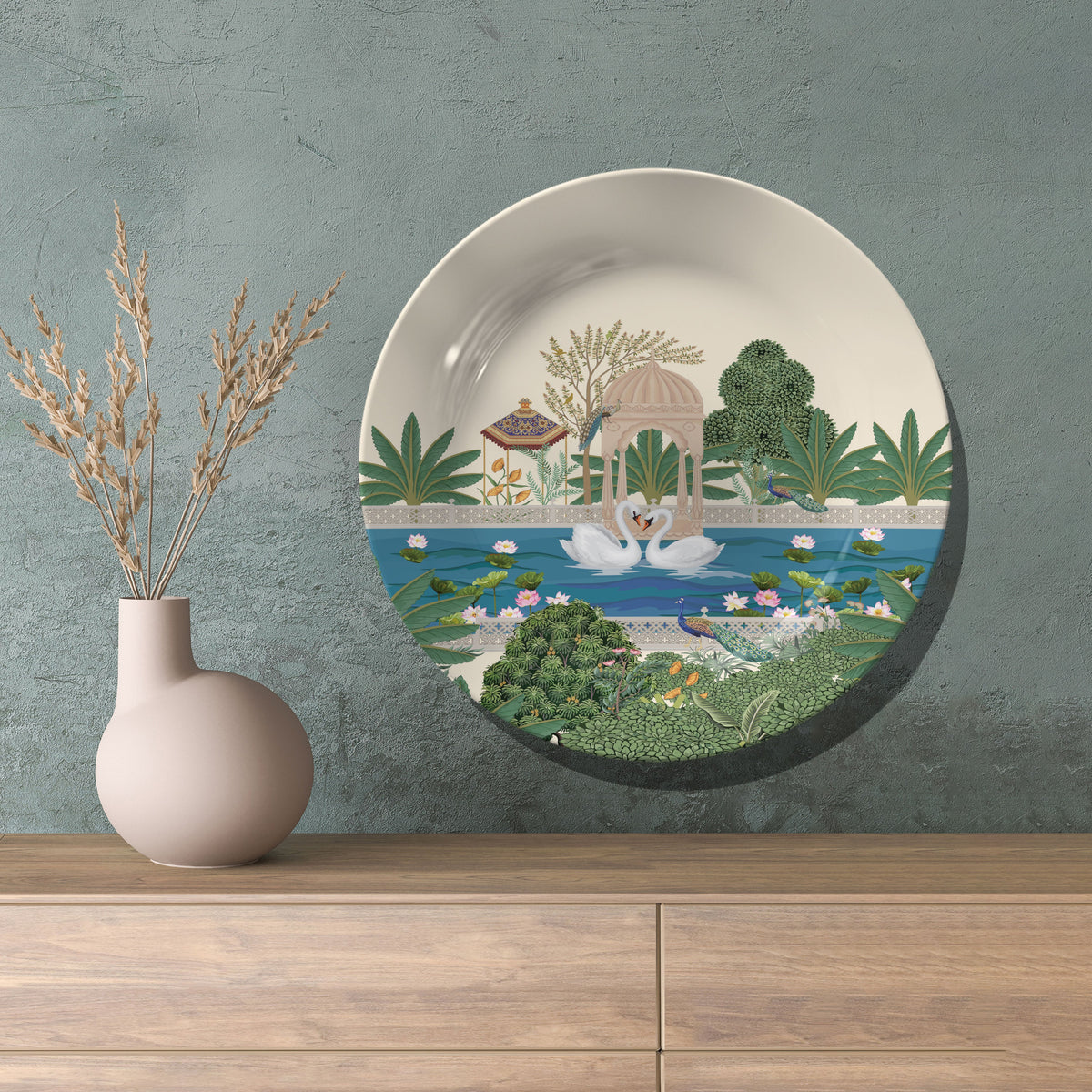 India's Regal Reflections II Decorative Wall Plate