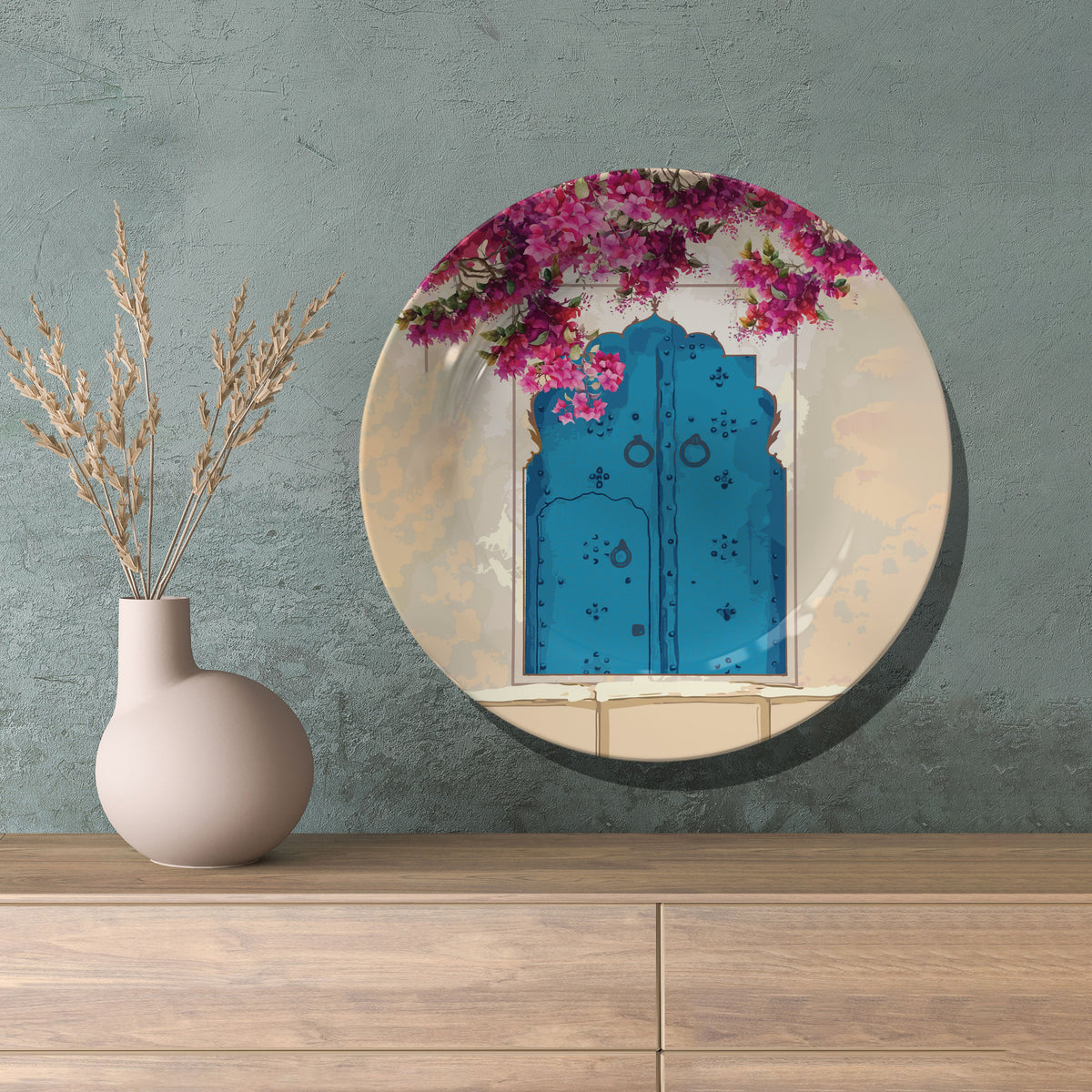 Moroccan Ethnic Door Decorative Wall Plate