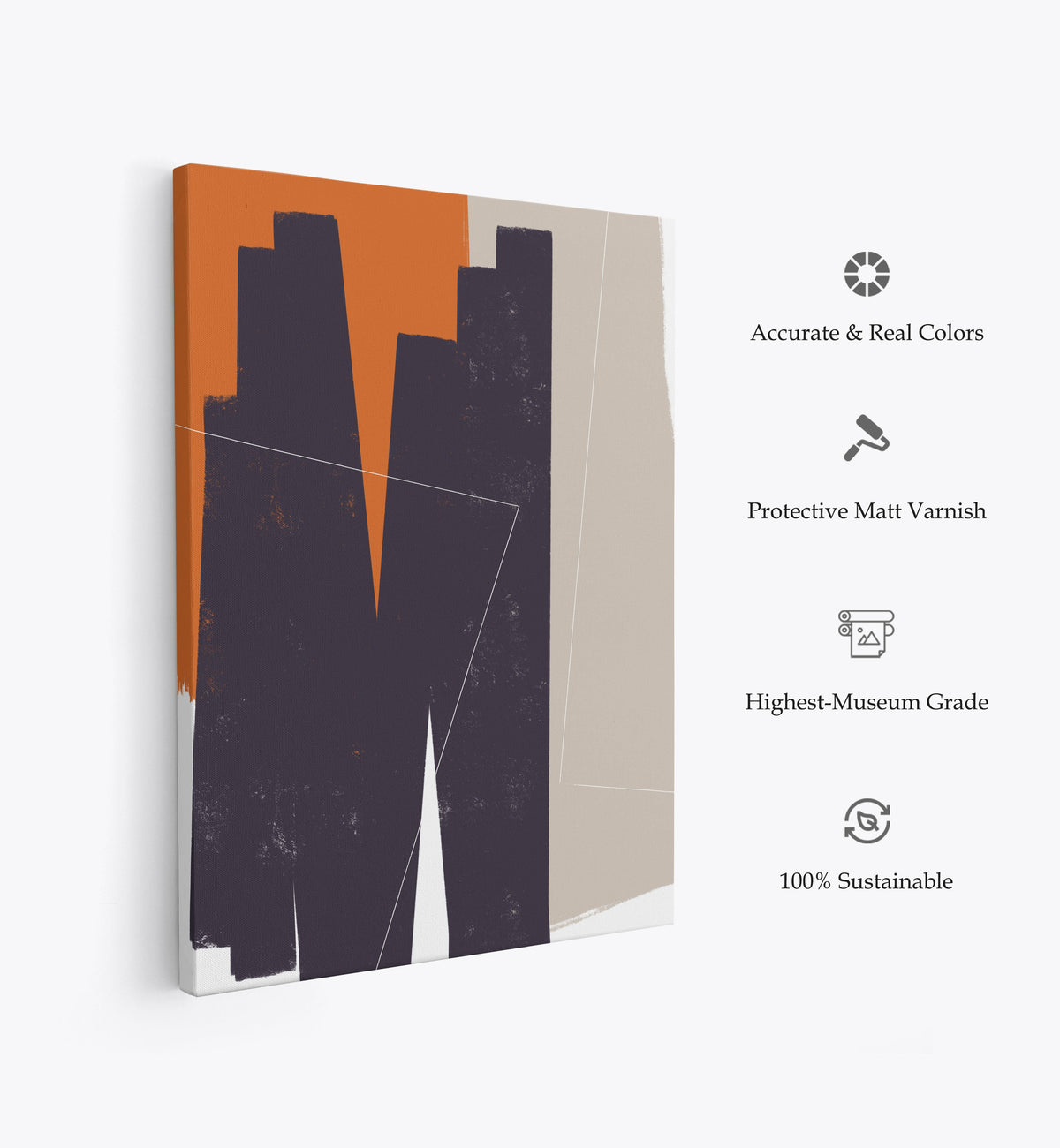 Abstract Art Shapes 09, Minimal Art, Minimalist Painting
