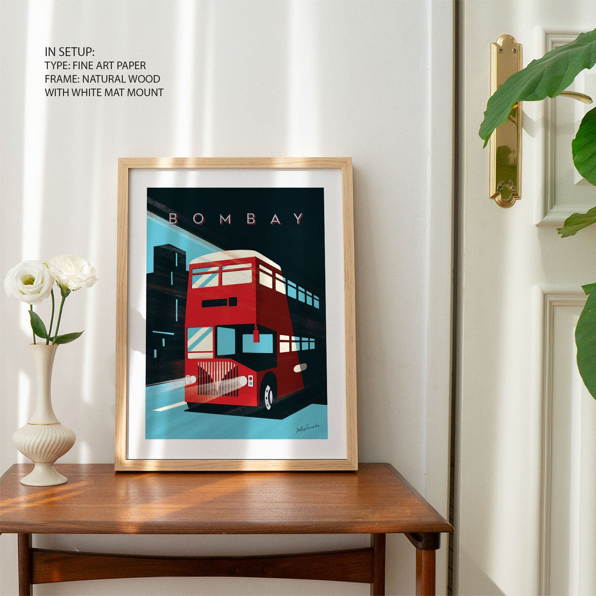 BOMBAY BUS, India Travel Posters