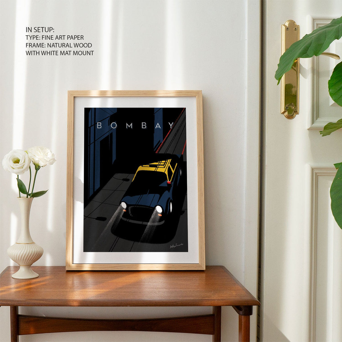 BOMBAY TAXI, India Travel Posters