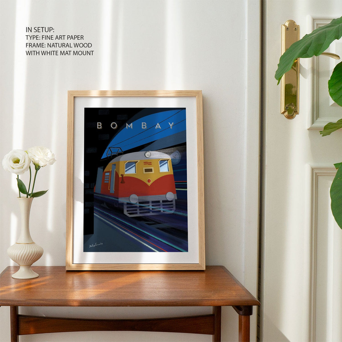 BOMBAY TRAIN, India Travel Posters