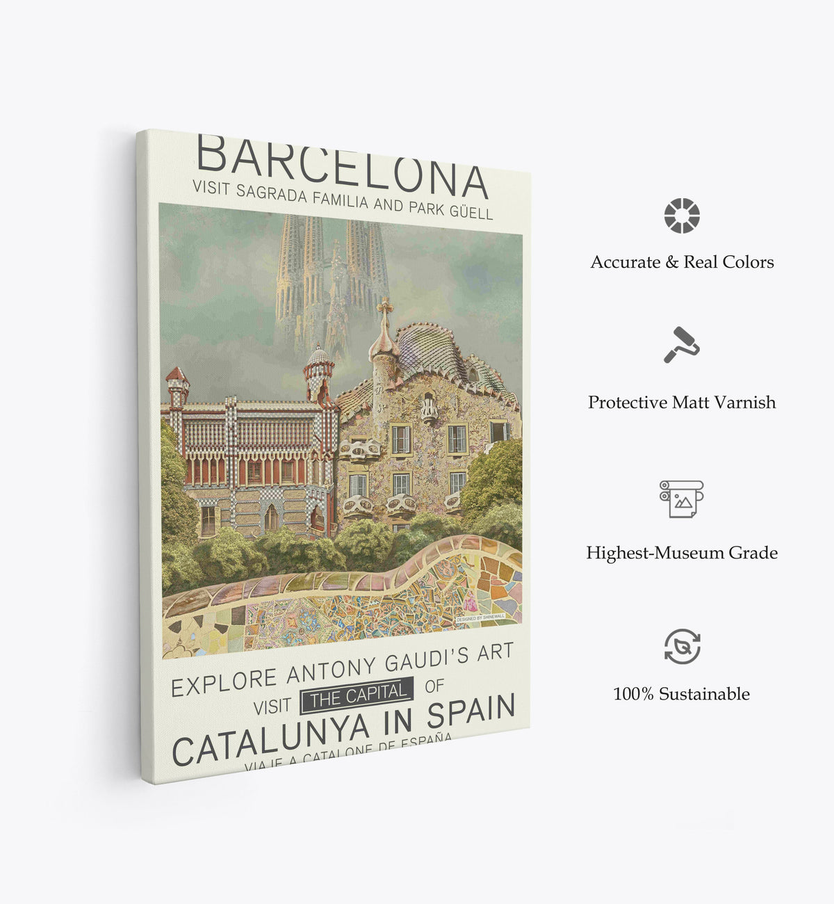 Barcelona print