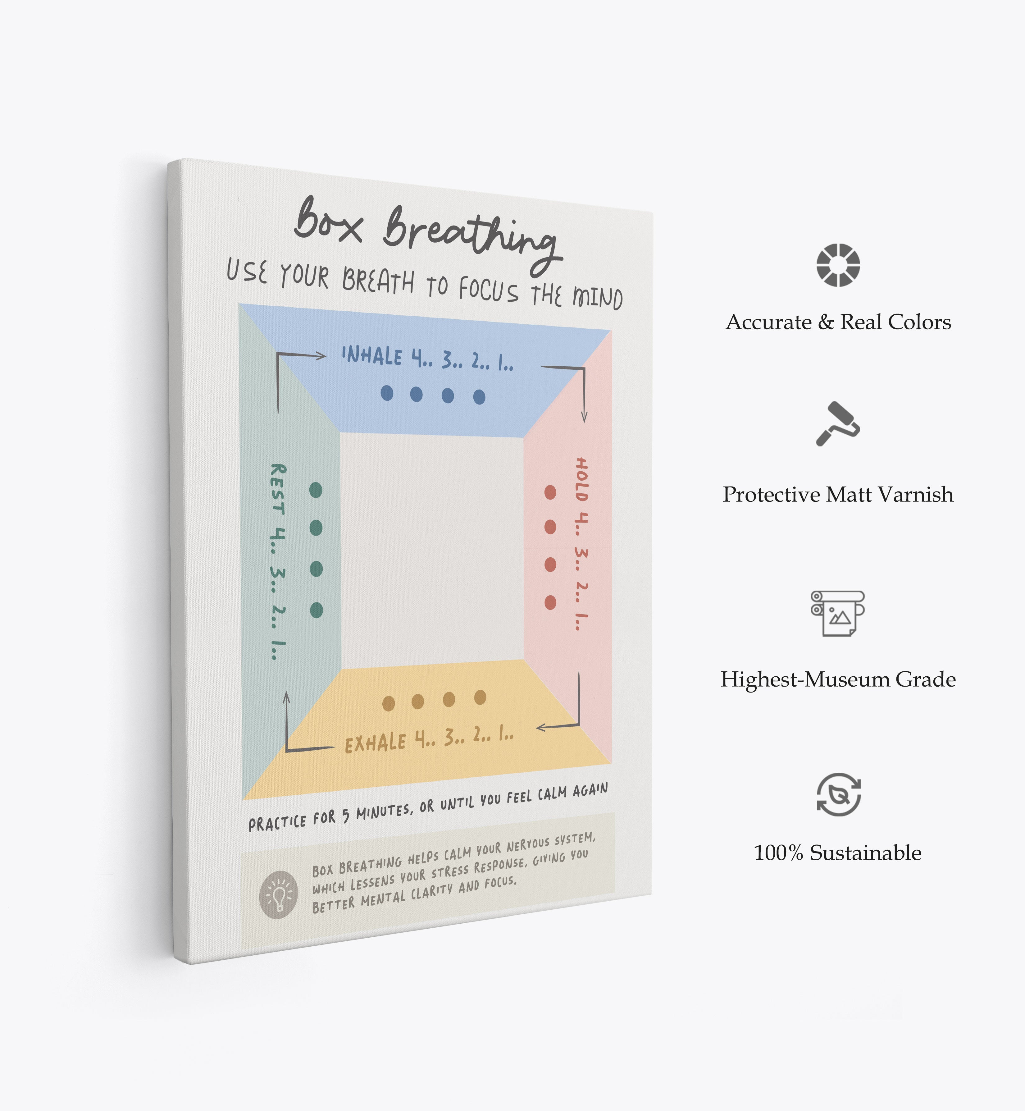 Box Bfeathing Buy Box Breathing, Motivational Posters Online at Best Price India ...