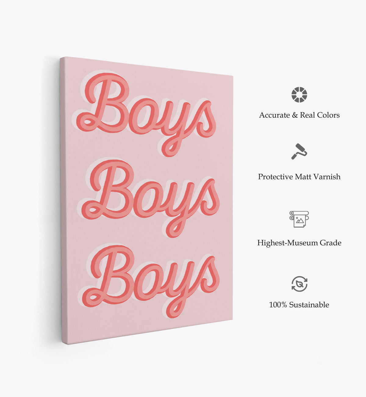 Boys Boys Boys, Inspirational poster