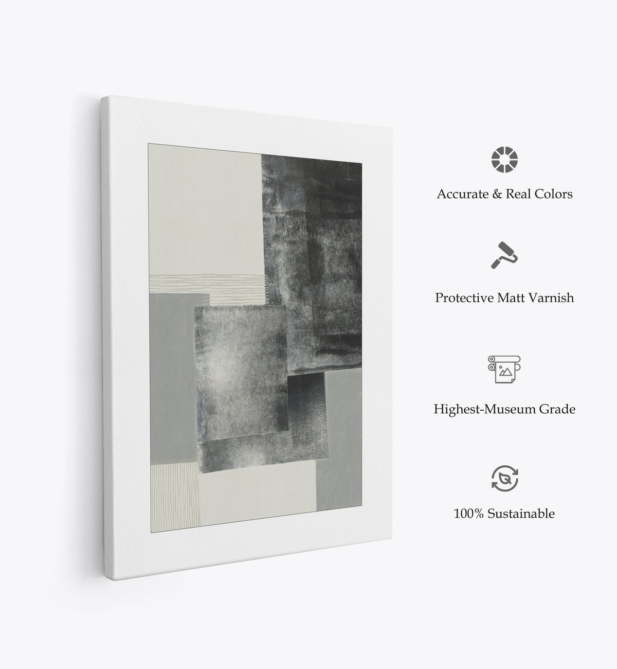 Monochrome blocks 1, Minimal Art, Minimalist Painting