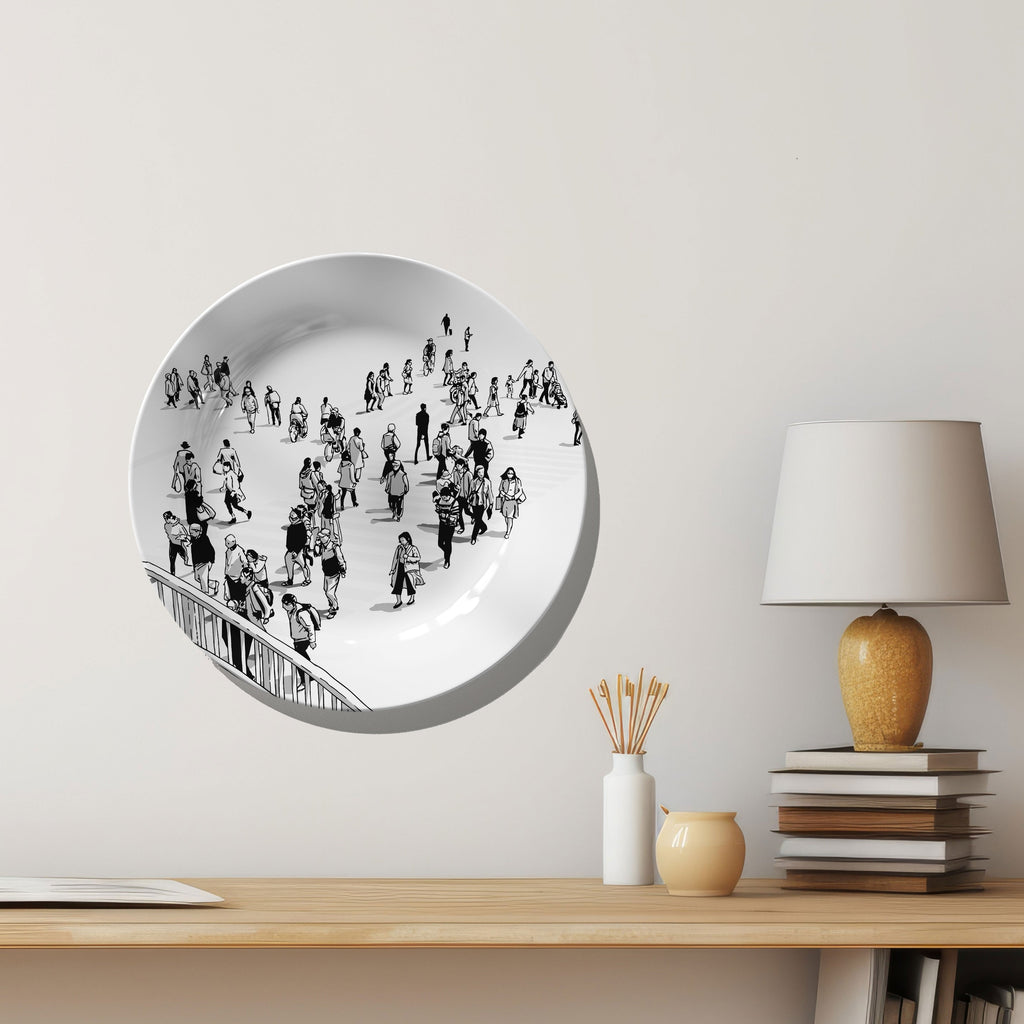 A Street in Japan Decorative Wall Plate