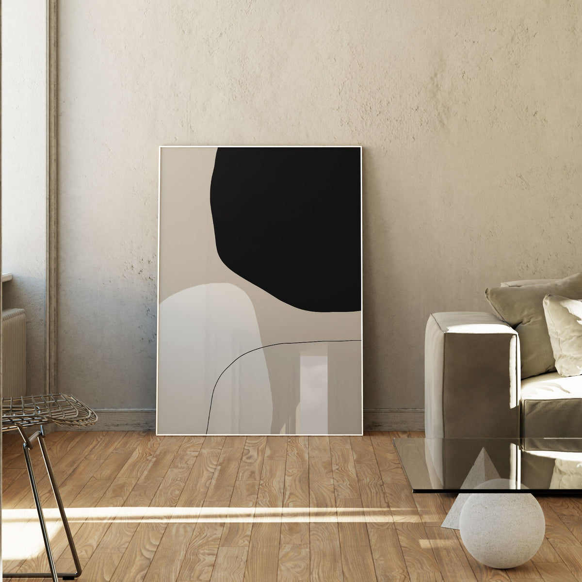 Abstract Art Shapes 11, Minimal Art, Minimalist Painting