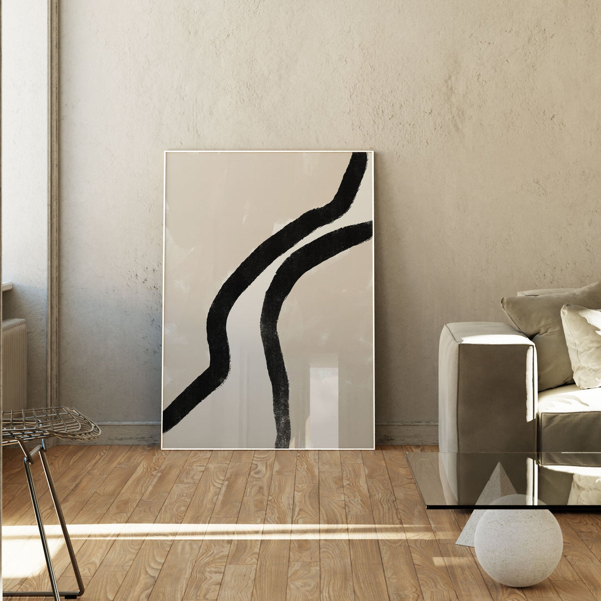 Abstract Art Shapes 12, Minimal Art, Minimalist Painting